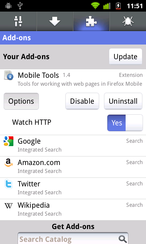 mobiletools-options