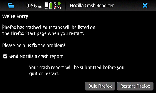 Mozilla Crash Reporter
