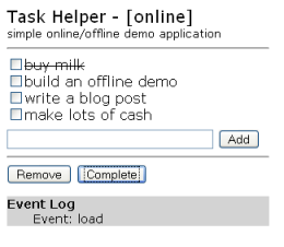 offline demo app